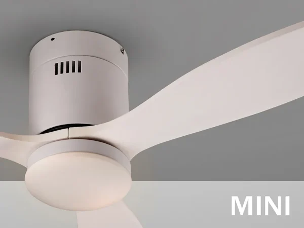Ventilador de techo schuller Siroco Mini blanco LED 107 cm