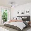 Ventilador de techo schuller Tropic blanco LED 76 cm