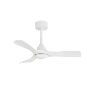 Ventilador de techo Sulion Carla 91 blanco luz LED