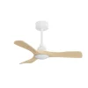 Ventilador de techo Sulion Carla 91 blanco aspas madera con mando