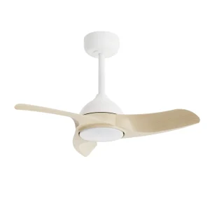 Ventilador de techo Sulion Diehl S blanco Madera motor DC