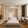 Ventilador de techo Sulion Diehl S blanco Madera pequeño con luz LED
