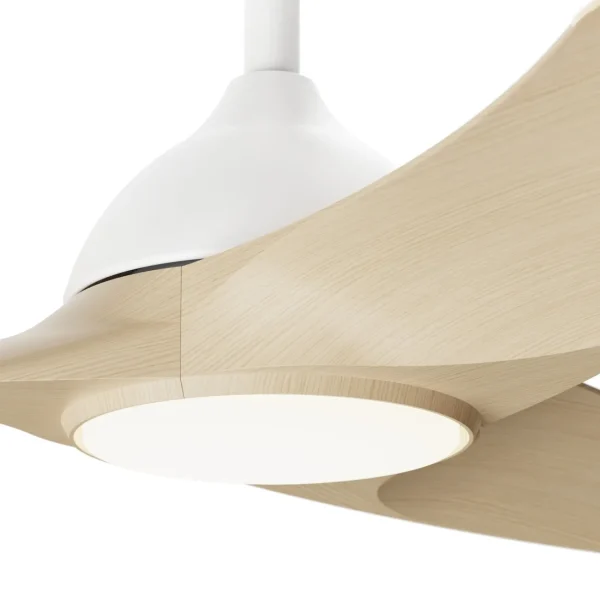Ventilador de techo Sulion Diehl S blanco Madera con luz LED
