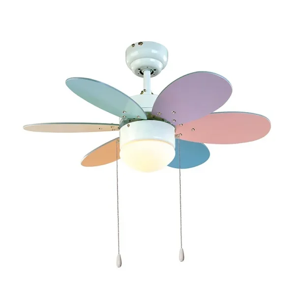 Ventilador de techo Sulion Rainbow blanco Con Luz 76 cm