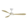 Ventilador de techo Sulion Tonda blanco Pino LED 132 cm