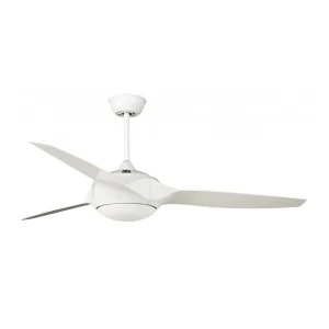 Ventilador de techo Triumph blanco luz led