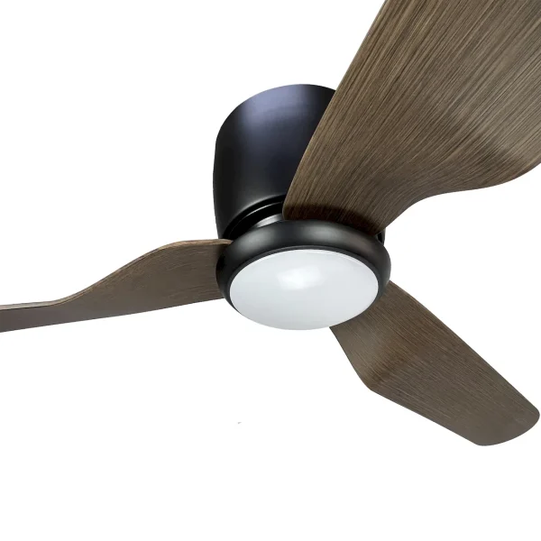 ventilador-techo-sunaca-cabria-led-motor-dc-negro-madera-oscura Ventilador de techo Sunaca Cabria negro madera luz LED 128 cm