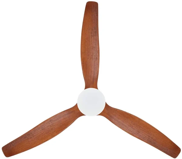 Ventilador de techo Sunaca Dacas negro nogal luz LED 132 cm