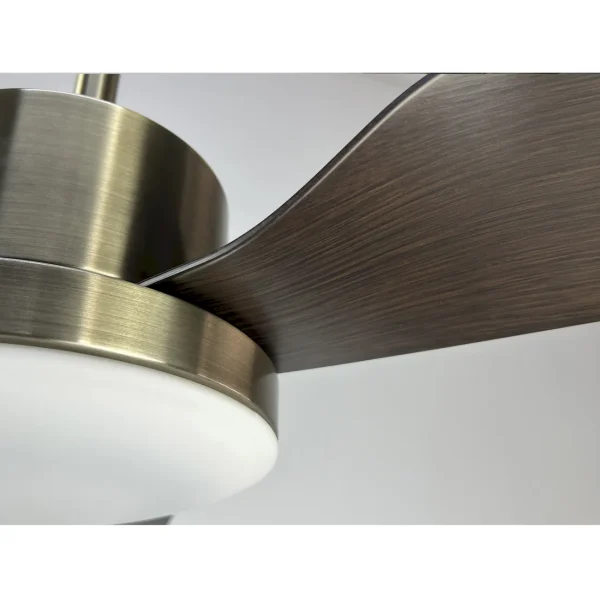 ventilador-techo-sunaca-nico-led-motor-dc-mando-cuero-madera-oscura Ventilador de techo Sunaca Nico cuero nogal LED 109 cm